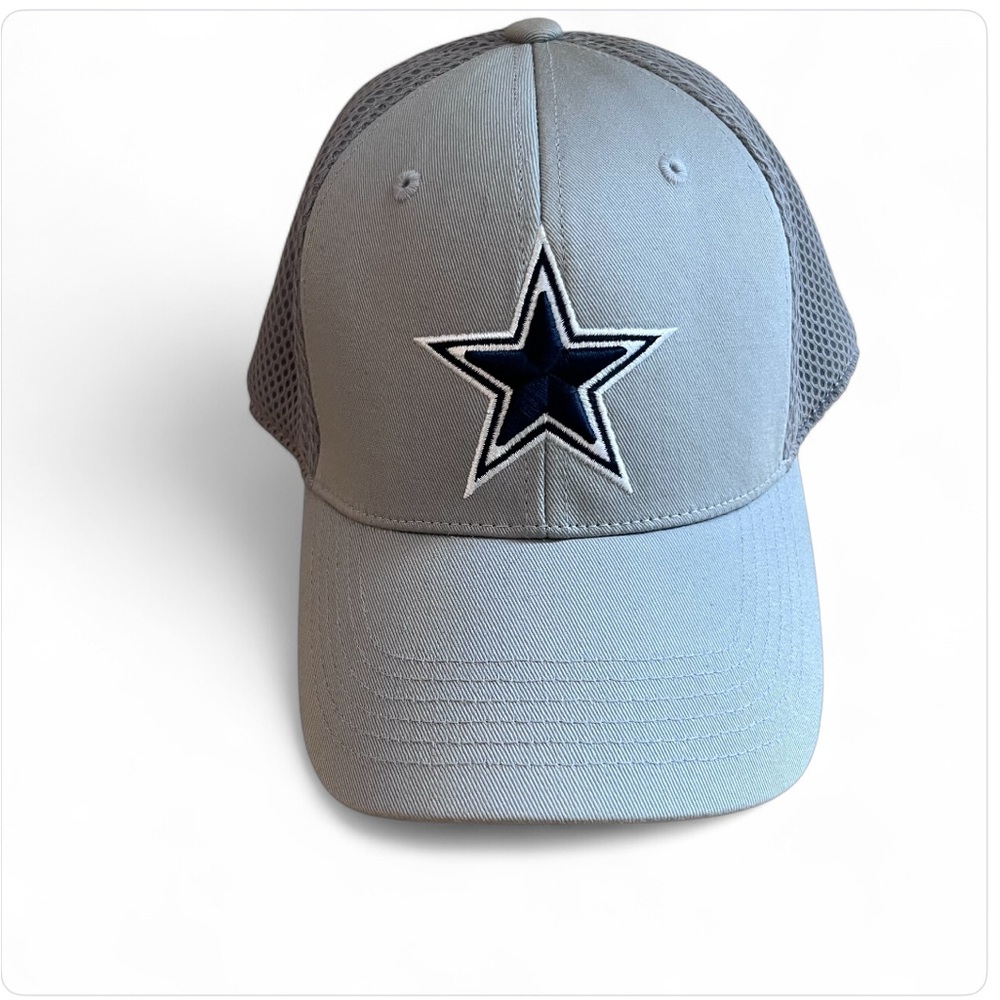 Dallas Cowboys Authentic Hat Gray With Logo Size L/XL - Picture 1 of 10